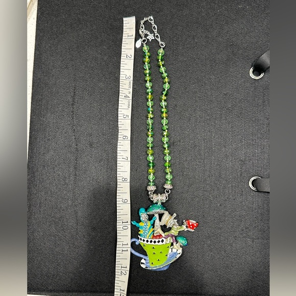 KIRKS FOLLY Wonderland Tea Party Magnetic Enhancer Silvertone - Picture 5 of 8